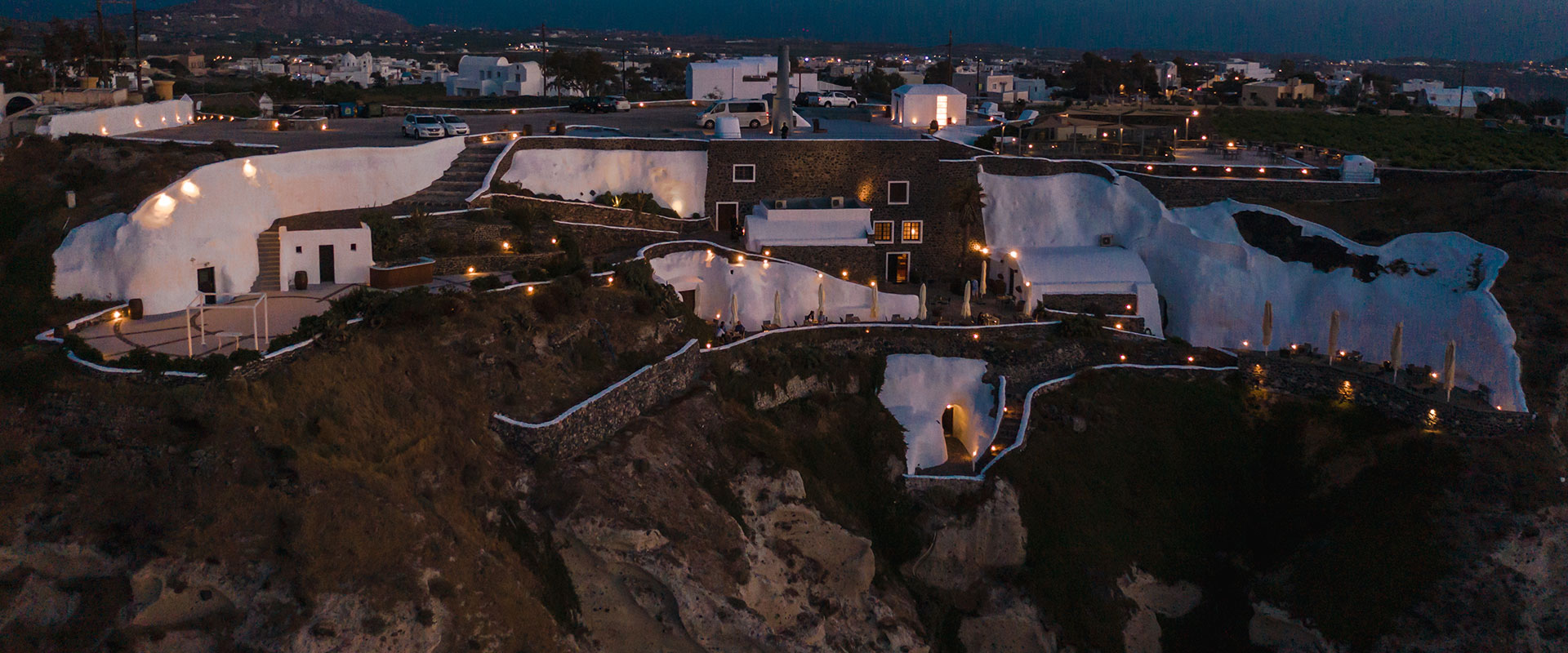 Venetsanos Winery - Restaurant em Megalochori, Santorini